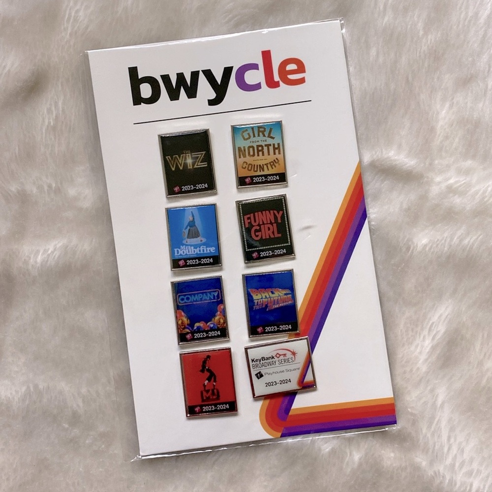 Collectible CLE Broadway series pins [2023 - 2024]
